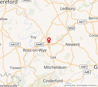 Map of Crow Hill, EnglandEngland