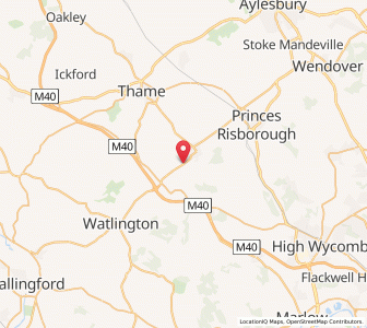 Map of Crowell, EnglandEngland