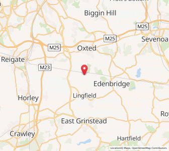Map of Crowhurst, EnglandEngland