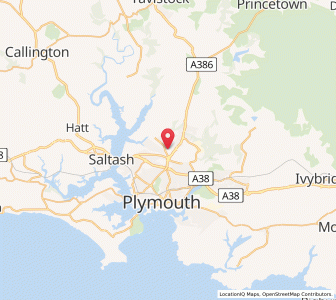 Map of Crown Hill, EnglandEngland