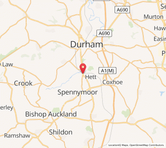 Map of Croxdale, EnglandEngland