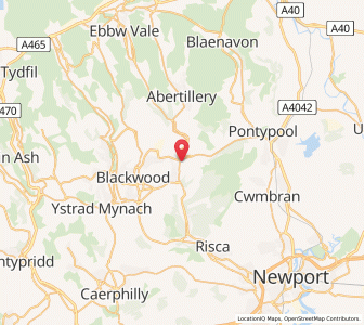 Map of Crumlin, WalesWales