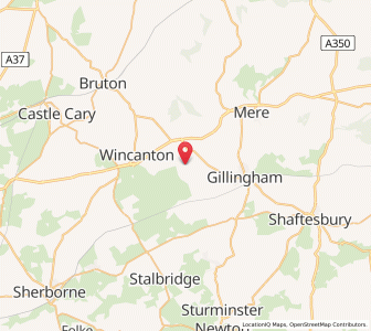 Map of Cucklington, EnglandEngland