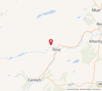 Map of Culligran, ScotlandScotland