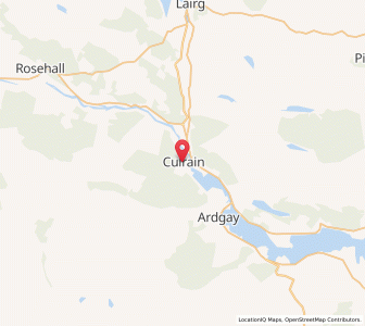 Map of Culrain, ScotlandScotland