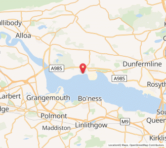 Map of Culross, ScotlandScotland