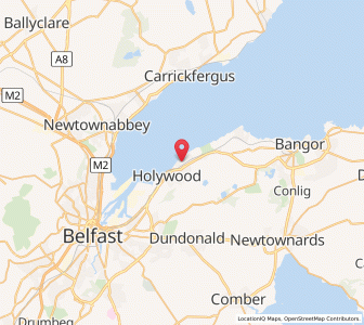 Map of Cultra, Northern IrelandNorthern Ireland