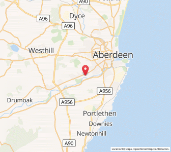 Map of Cults, ScotlandScotland