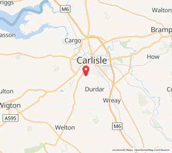 Map of Cummersdale, EnglandEngland