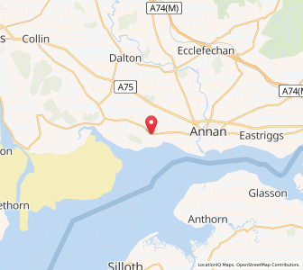 Map of Cummertrees, ScotlandScotland