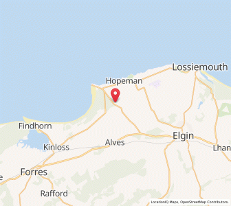 Map of Cummingstown, ScotlandScotland