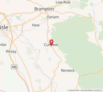 Map of Cumrew, EnglandEngland