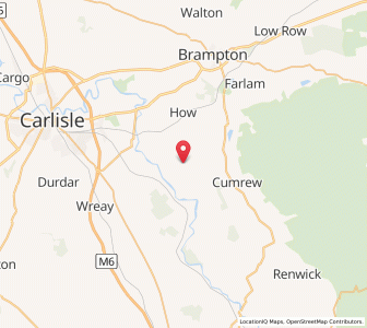 Map of Cumwhitton, EnglandEngland