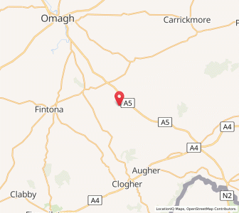 Map of Curr, Northern IrelandNorthern Ireland