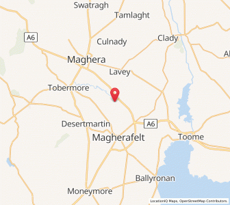 Map of Curran, Northern IrelandNorthern Ireland