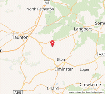 Map of Curry Mallet, EnglandEngland