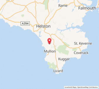 Map of Cury, EnglandEngland