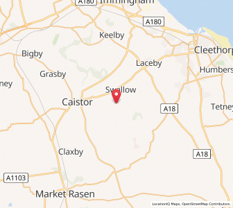 Map of Cuxwold, EnglandEngland