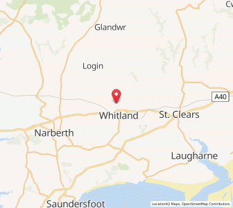 Map of Cwmfelin Boeth, WalesWales