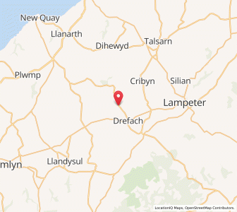 Map of Cwrt-newydd, WalesWales