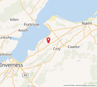 Map of Dalcross, ScotlandScotland