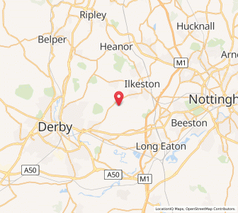 Map of Dale Abbey, EnglandEngland