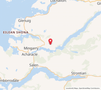 Map of Dalelia, ScotlandScotland