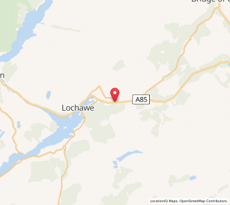 Map of Dalmally, ScotlandScotland