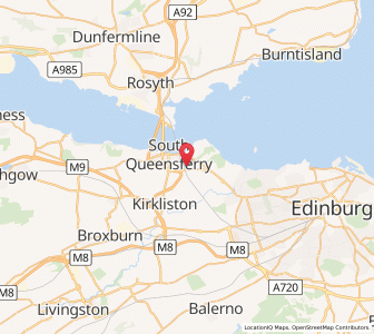 Map of Dalmeny, ScotlandScotland