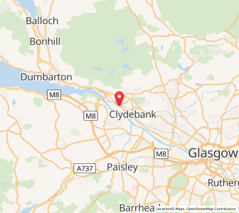 Map of Dalmuir, ScotlandScotland