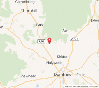 Map of Dalswinton, ScotlandScotland