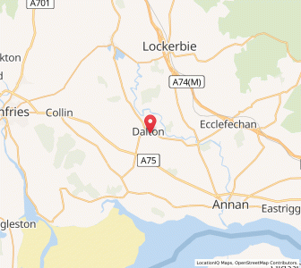 Map of Dalton, ScotlandScotland