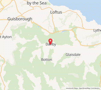 Map of Danby, EnglandEngland