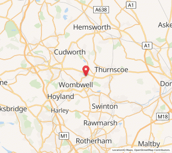 Map of Darfield, EnglandEngland