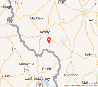 Map of Darkley, Northern IrelandNorthern Ireland