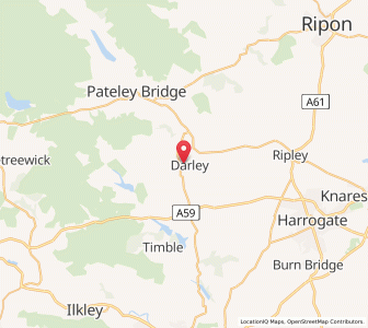 Map of Darley, EnglandEngland