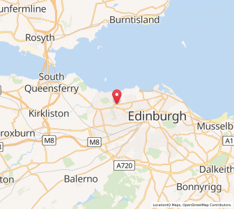 Map of Davidsons Mains, ScotlandScotland