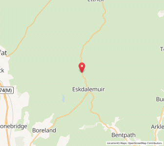 Map of Davington, ScotlandScotland