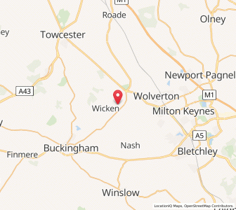 Map of Deanshanger, EnglandEngland