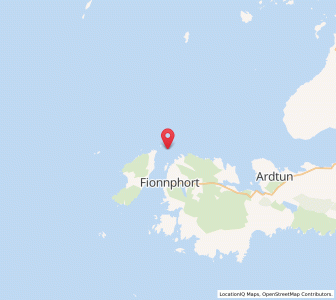 Map of Dearg Phort, ScotlandScotland