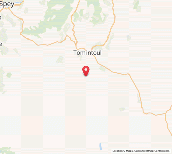 Map of Delnabo, ScotlandScotland