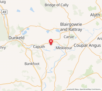 Map of Delvine, ScotlandScotland