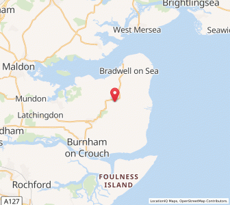 Map of Dengie, EnglandEngland