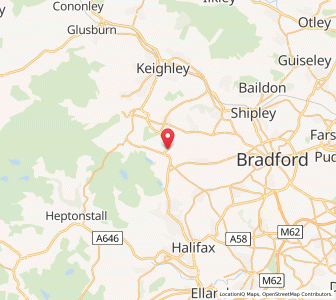 Map of Denholme, EnglandEngland