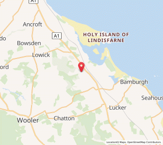 Map of Detchant, EnglandEngland