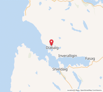 Map of Diabaig, ScotlandScotland