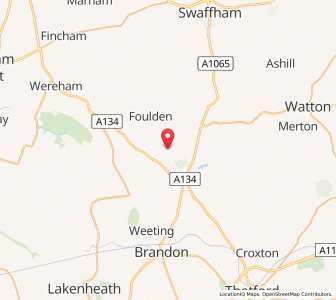 Map of Didlington, EnglandEngland