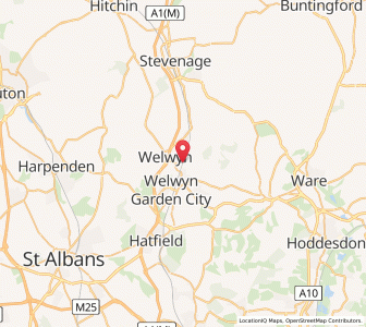 Map of Digswell, EnglandEngland