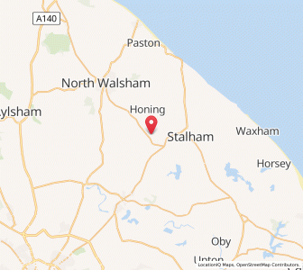 Map of Dilham, EnglandEngland