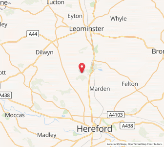 Map of Dinmore, EnglandEngland